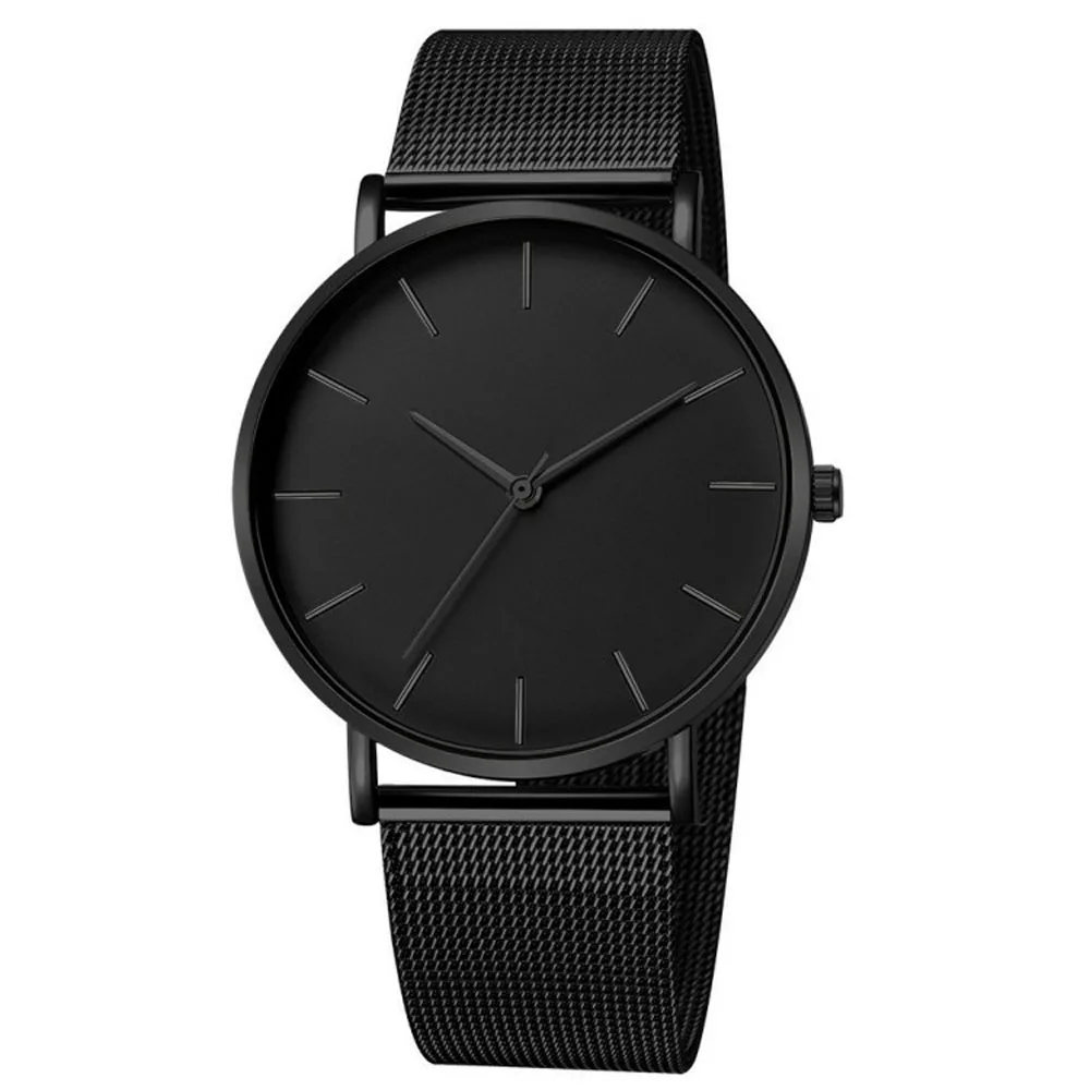 Vintage Watch Crystal - レジャーシンプルな女性の腕時計 2025 ヴィンテージメッシュベルト超薄型ファッション高級男性腕時計