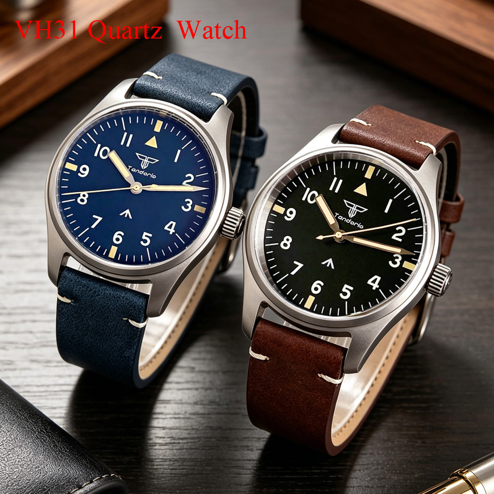 Vintage Watch Collecting - タンドリオ 39mm ARサファイア チタンケース VH31 スイープセコンド
