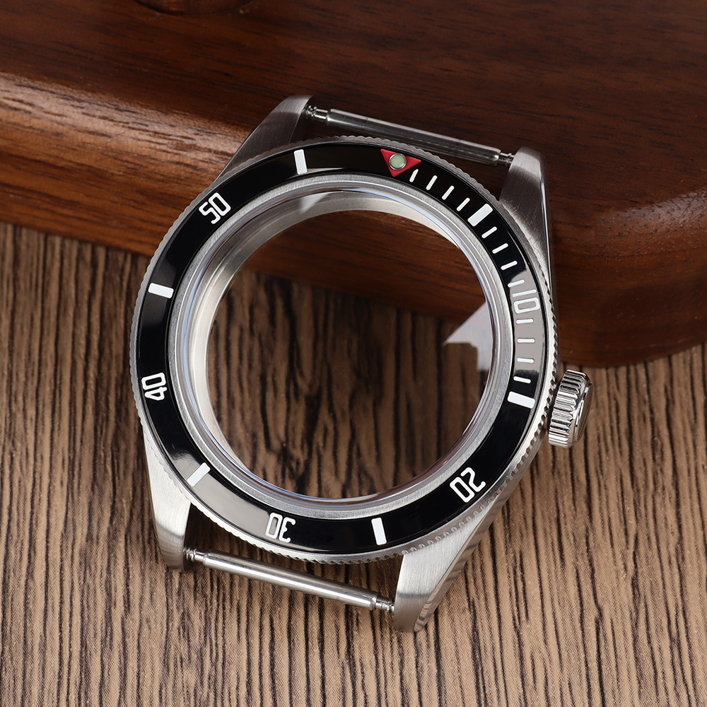 Vintage Watch Crystal - ヴィンテージ 39 ミリメートルシルバー自動時計ケースドーム型サファイアクリスタルアクセサリー透明ケースバックフィット NH35 NH36 NH34