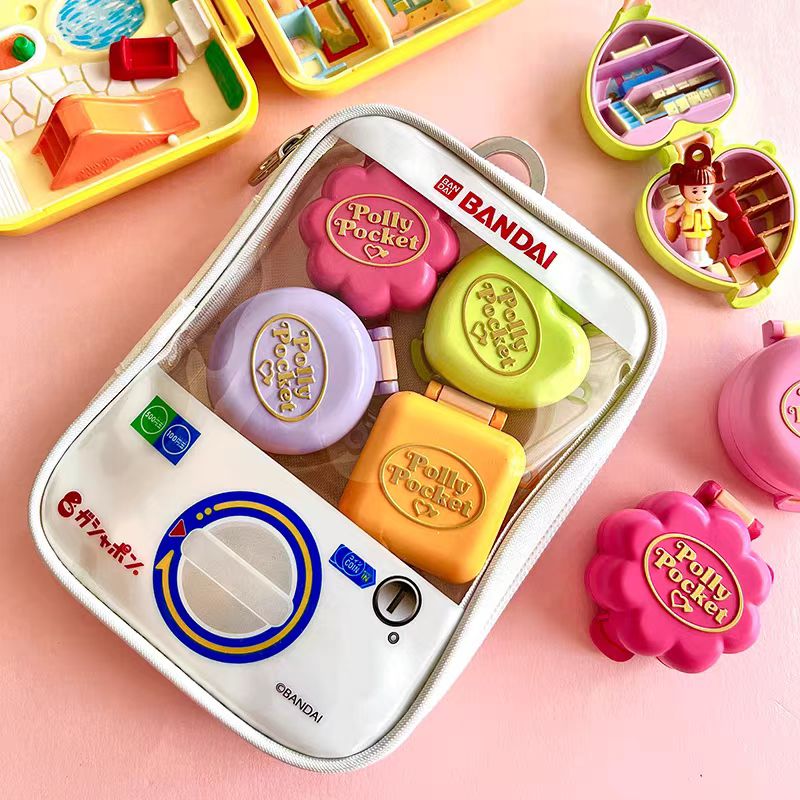 Vintage Toys Collector - 本物のバンダイガシャポン 2.0 ポリーポケットミニ宝箱おもちゃヴィンテージキーホルダーギフト子供のためのコレクターポリーポケット女の子のおもちゃ