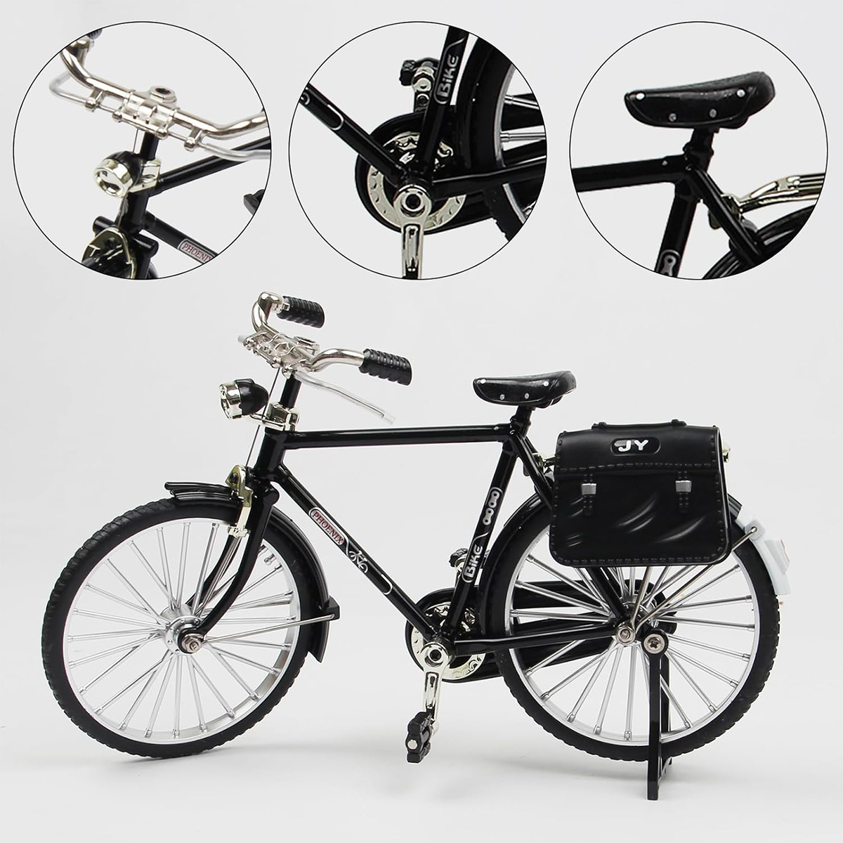 Vintage Toys Collection - 合金レトロ自転車ミニモデルヴィンテージクラシックバイクオーナメントデスクトップ装飾品コレクタブルおもちゃ