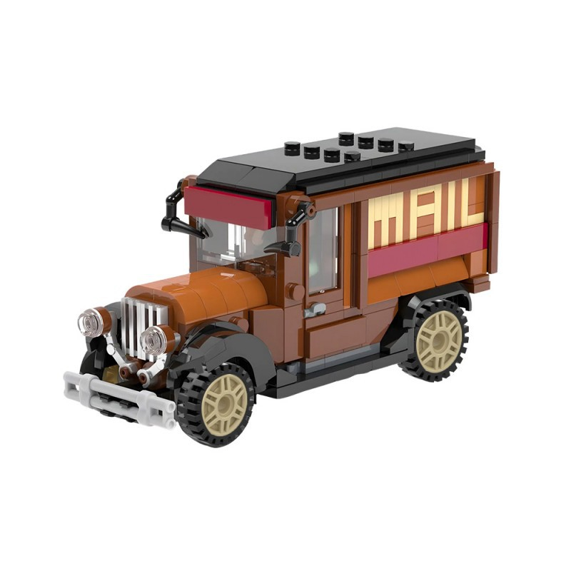352ピース ヴィンテージ郵便車 MOC ビルディングブロッ - Vintage Toys Collector のレビューと価格