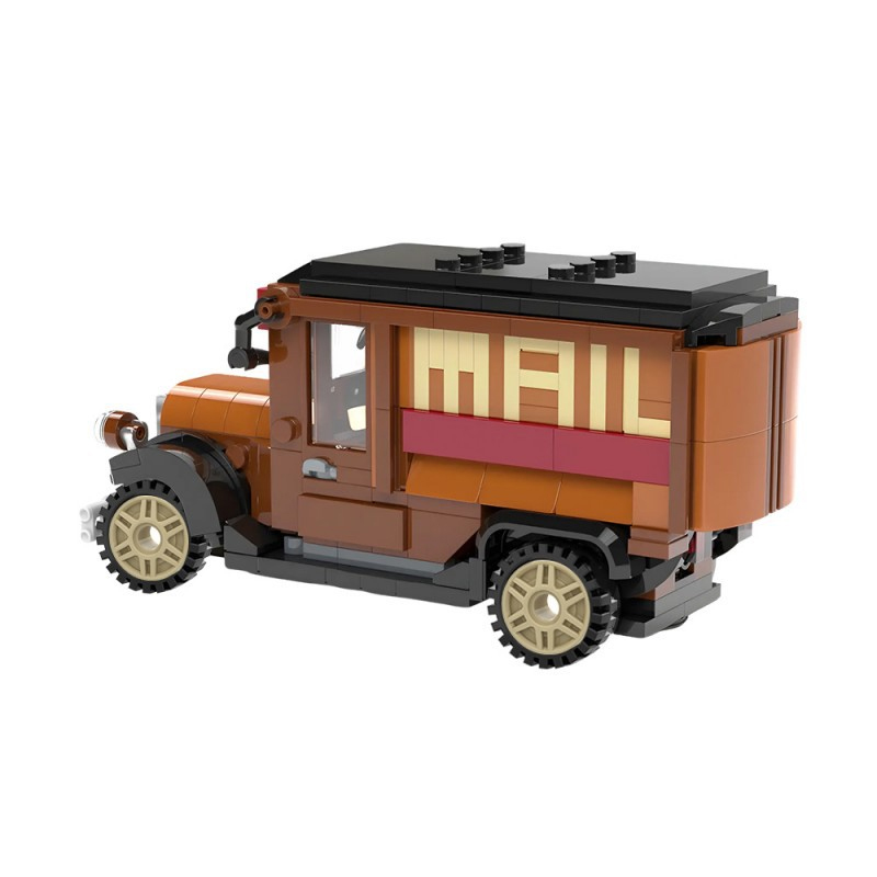 352ピース ヴィンテージ郵便車 MOC ビルディングブロッ - Vintage Toys Collector のレビューと価格