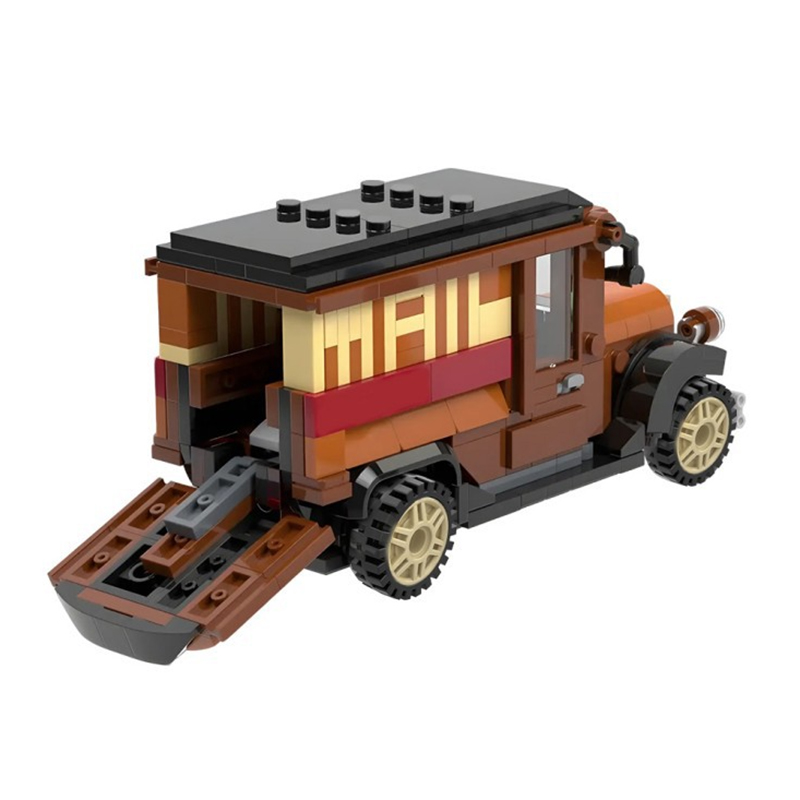 352ピース ヴィンテージ郵便車 MOC ビルディングブロッ - Vintage Toys Collector のレビューと価格