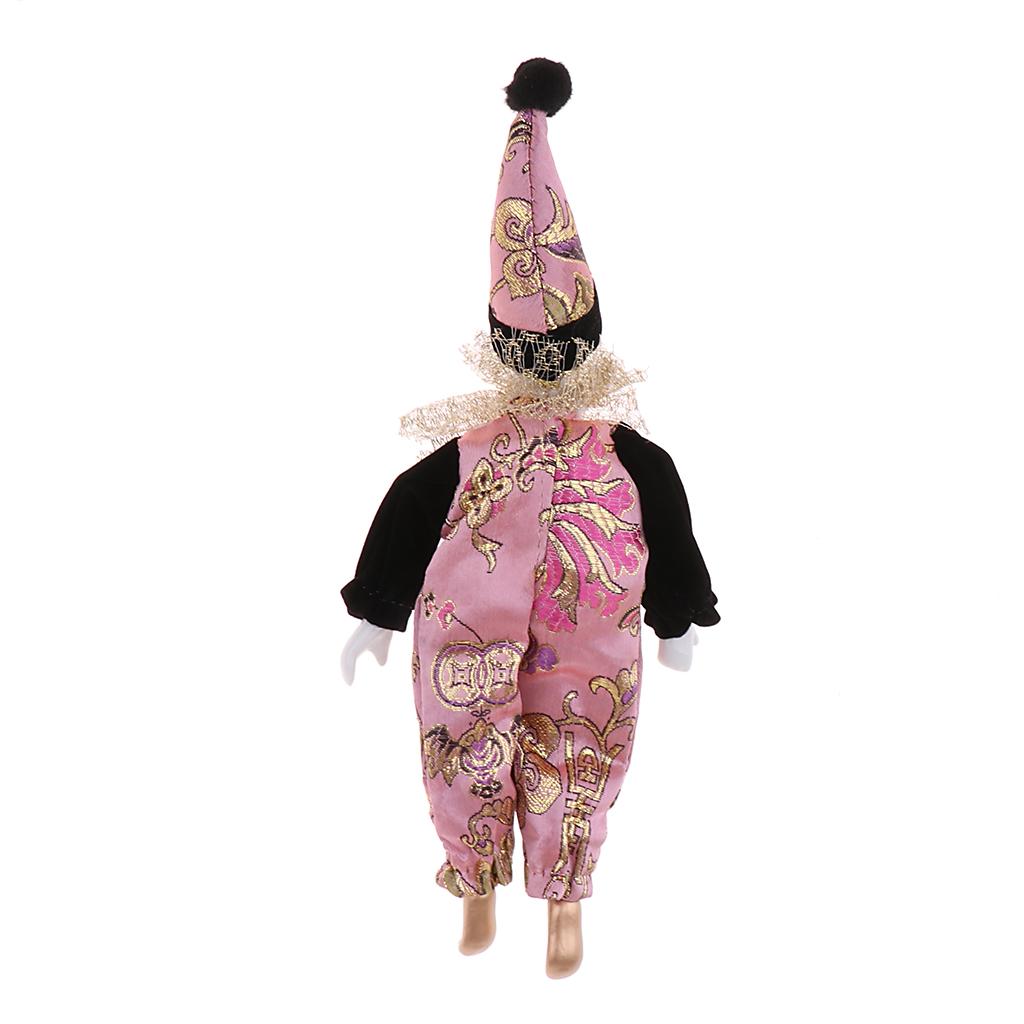 22cmの磁器製ピエロ人形、コレクターズアイテム、ヴィンテー - Vintage Collectible Porcelain Dolls のレビューと価格