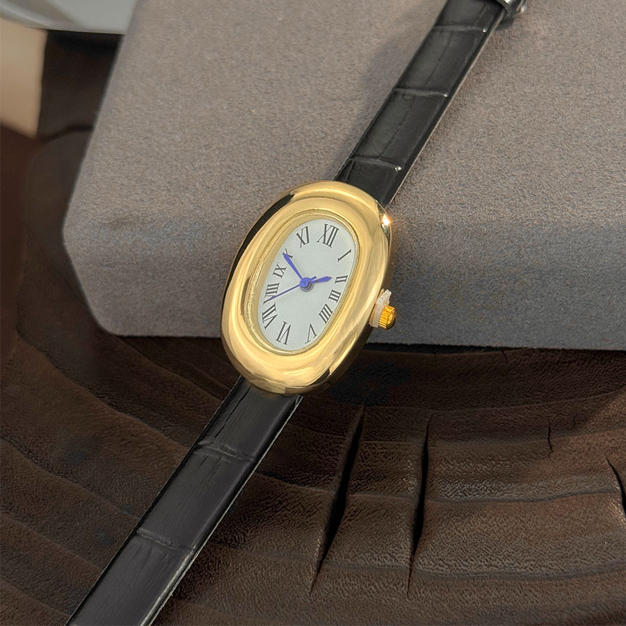 レディース 新品 オーバルバスタブ 卵型 ベルト クォーツ時 - Vintage Watch Crystal のレビューと価格