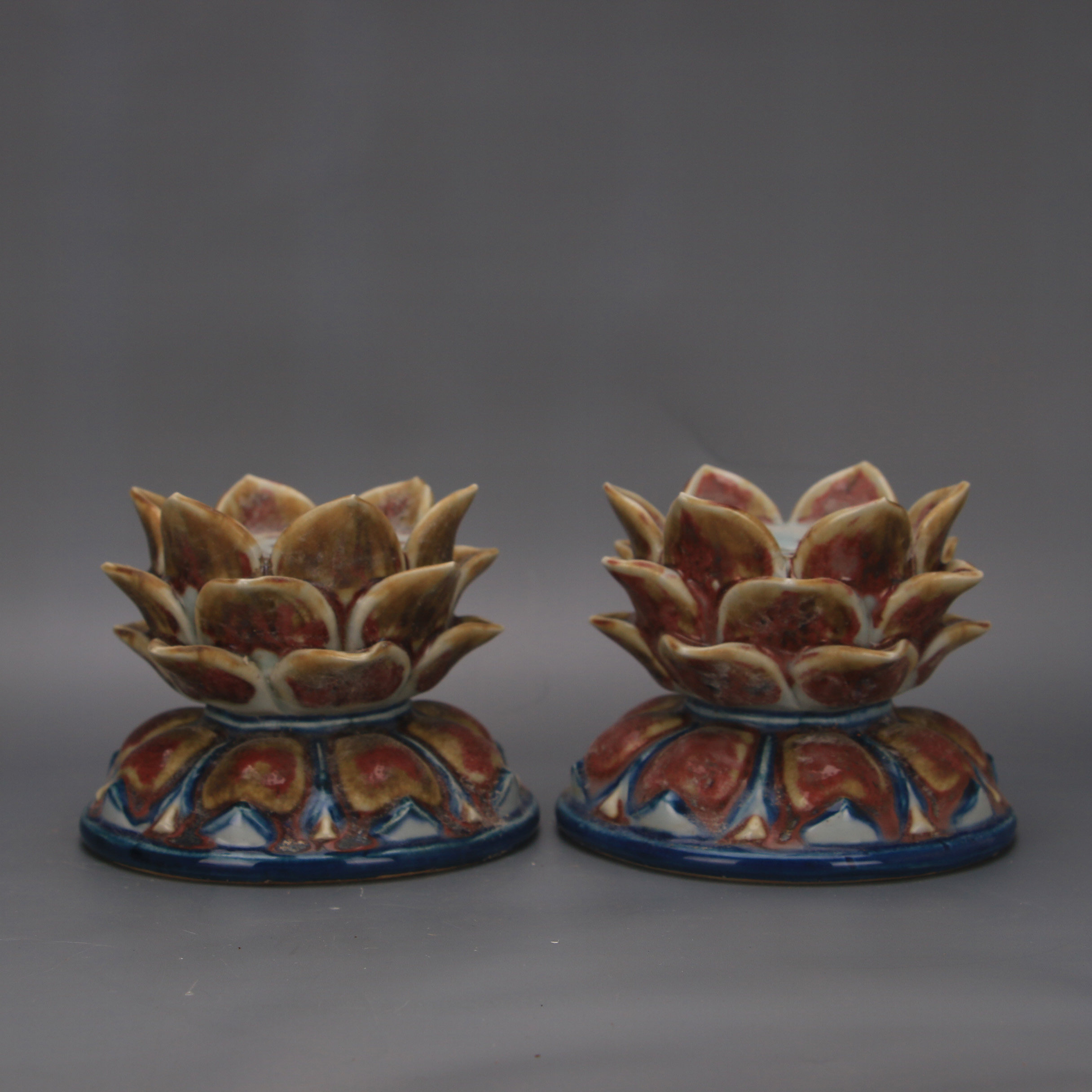明代の青花磁器の蓮の花模様のランプホルダー、手作りの装飾品、 - Collectible Vintage Lamps のレビューと価格