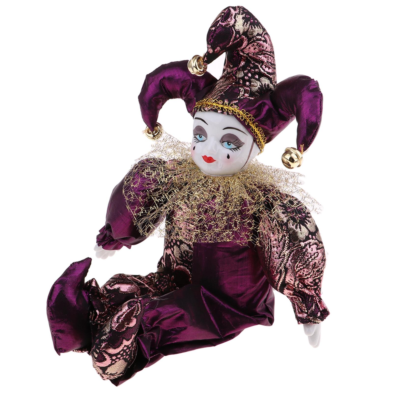 イタリア風磁器人形 クラウン・トライアングル 12インチ ヴ - Vintage Collectible Porcelain Dolls のレビューと価格