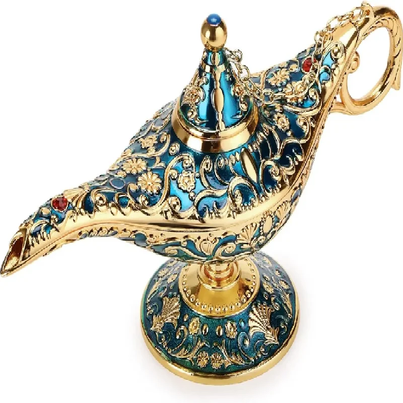 ヴィンテージ魔法の伝説アラジン魔神ランプ家庭用結婚式のテーブ - Collectible Vintage Lamps のレビューと価格