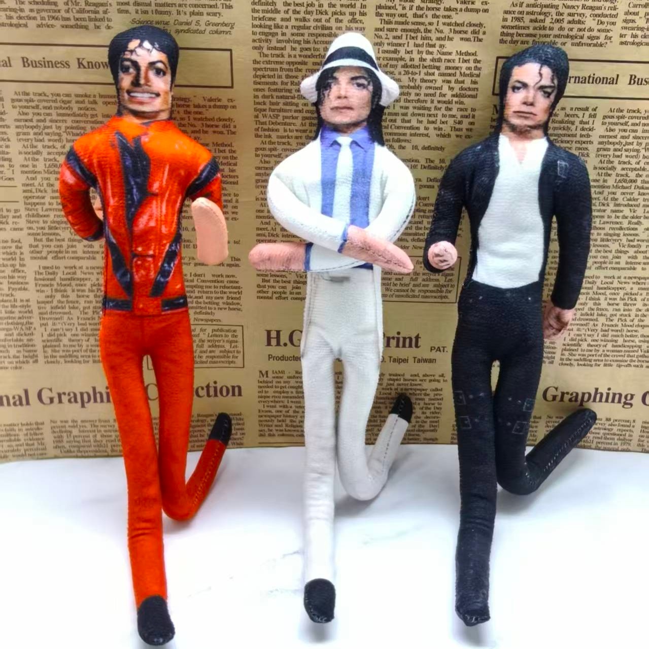 ヴィンテージMJマイケル・ジャクソンコスプレ小道具人形曲げら - Vintage Toys Collection のレビューと価格