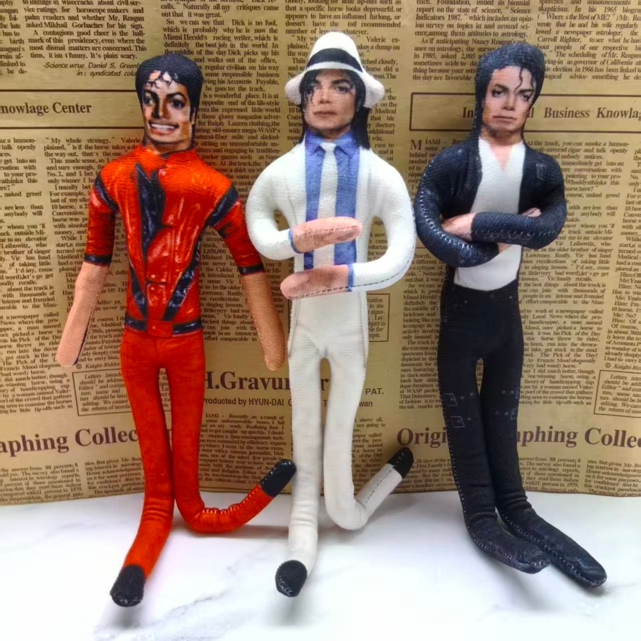 ヴィンテージMJマイケル・ジャクソンコスプレ小道具人形曲げら - Vintage Toys Collection のレビューと価格