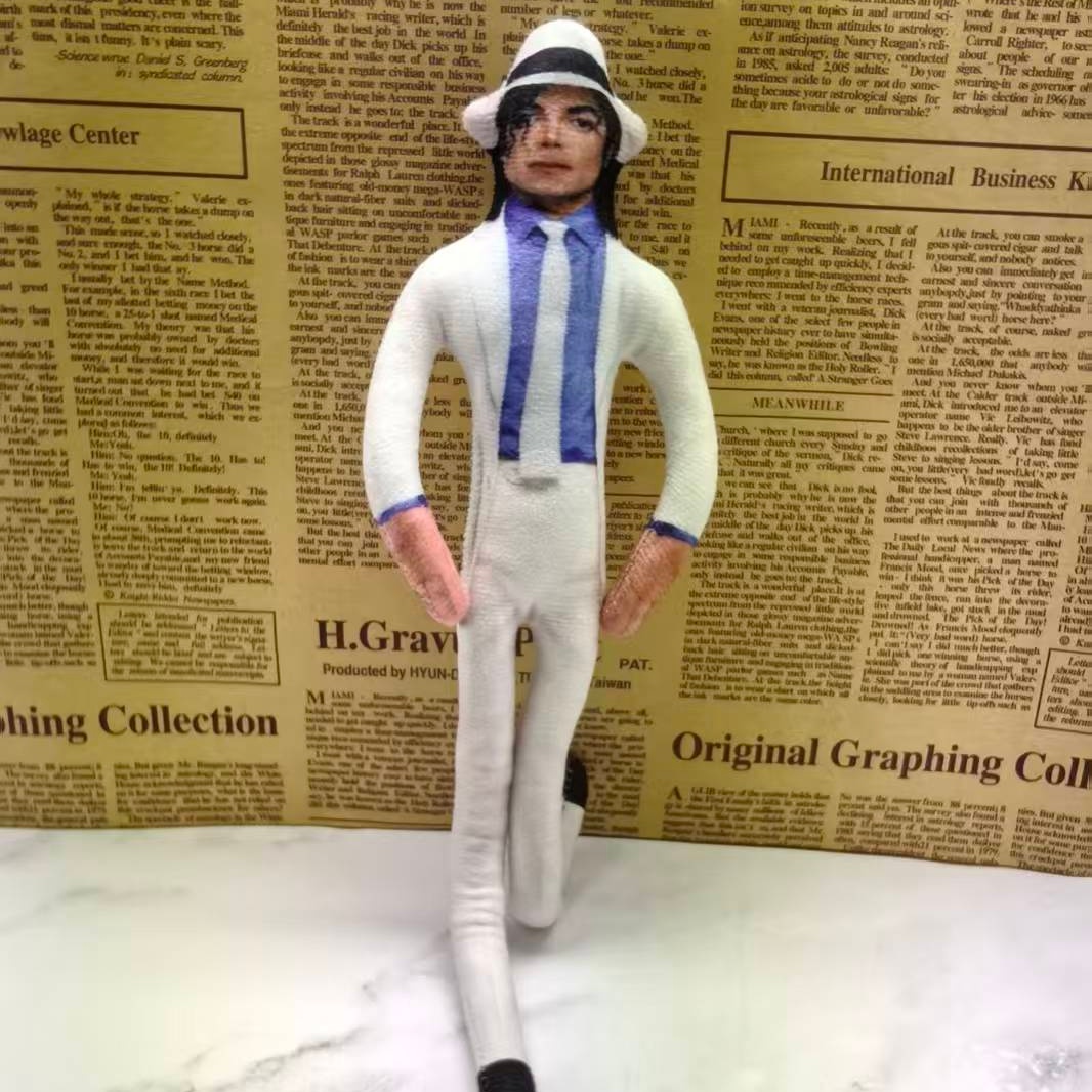 ヴィンテージMJマイケル・ジャクソンコスプレ小道具人形曲げら - Vintage Toys Collection のレビューと価格
