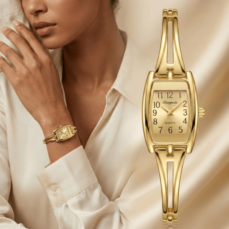 高級女性用腕時計ファッション長方形合金時計ストラップブレスレ - Vintage Watch Crystal のレビューと価格