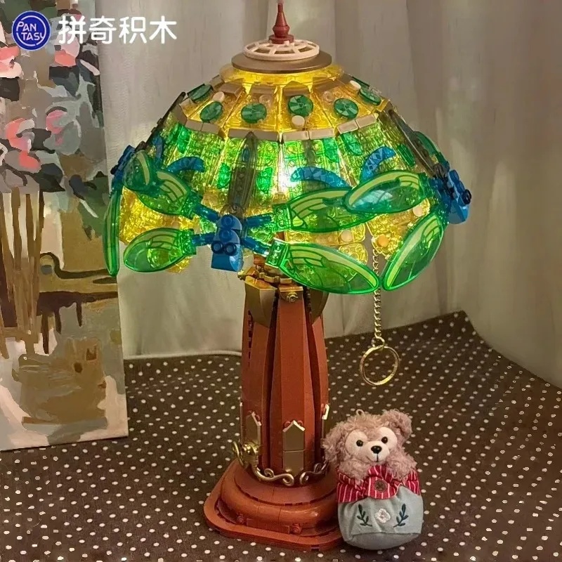 ファンタジー ヴィンテージ ガラス デスクランプ 組み立てブ - Collectible Vintage Lamps のレビューと価格