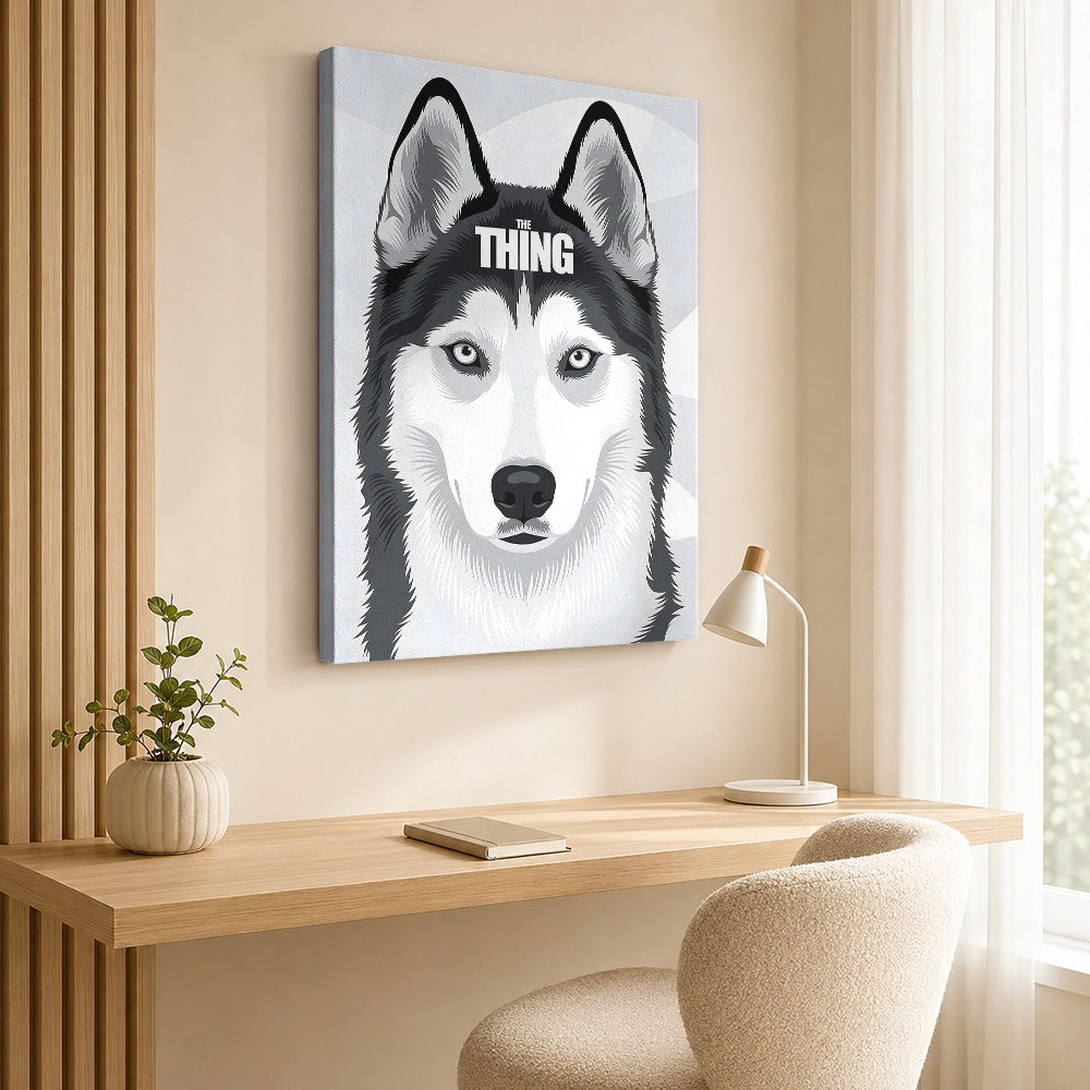 ザ・シング ハスキー映画 キャンバスプリント ポスター カス - Collectible Vintage Photos のレビューと価格