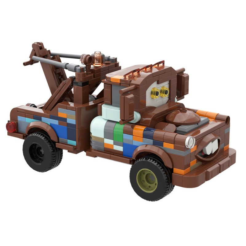 漫画風ヴィンテージレッカー車MOCビルディングブロックモデル - Vintage Toys Collector のレビューと価格