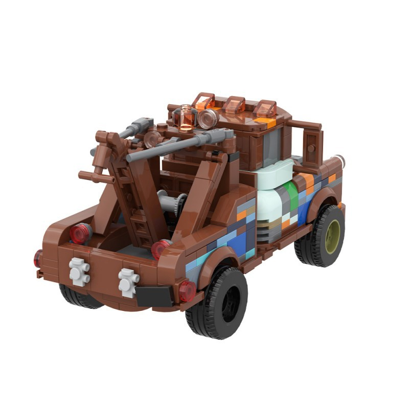 漫画風ヴィンテージレッカー車MOCビルディングブロックモデル - Vintage Toys Collector のレビューと価格