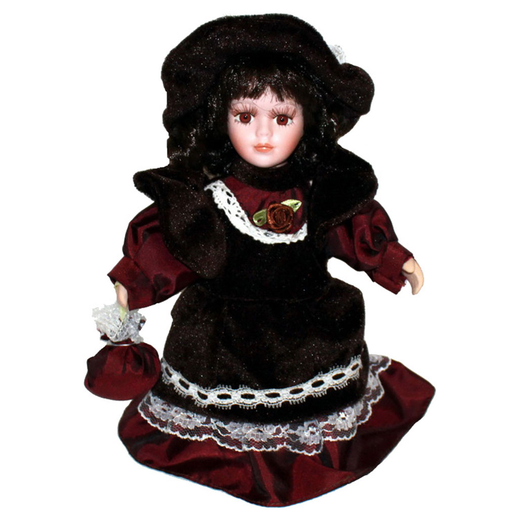 20cm ヴィンテージスタイルのビクトリア朝の磁器人形 セラ - Vintage Collectible Porcelain Dolls のレビューと価格