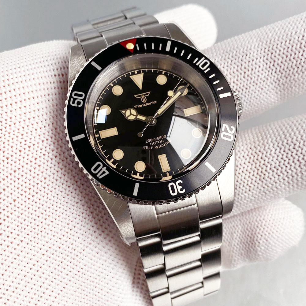 NH35搭載 タンデリオ ヴィンテージ 夜光 38mm サフ - Vintage Watch Collecting のレビューと価格