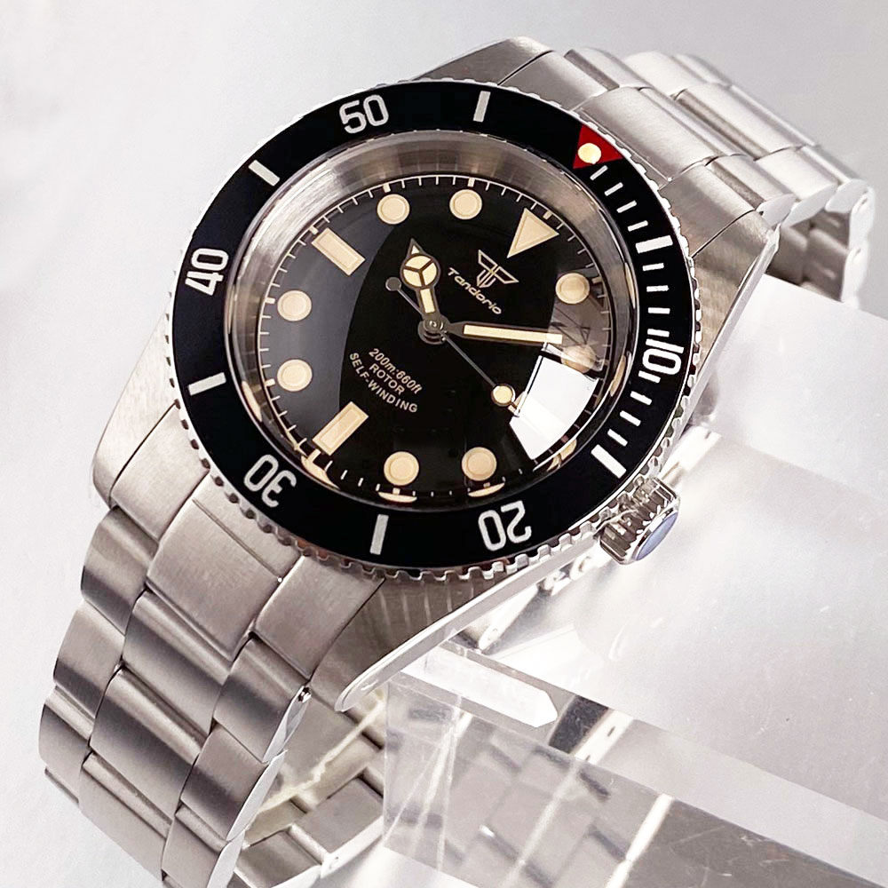 NH35搭載 タンデリオ ヴィンテージ 夜光 38mm サフ - Vintage Watch Collecting のレビューと価格