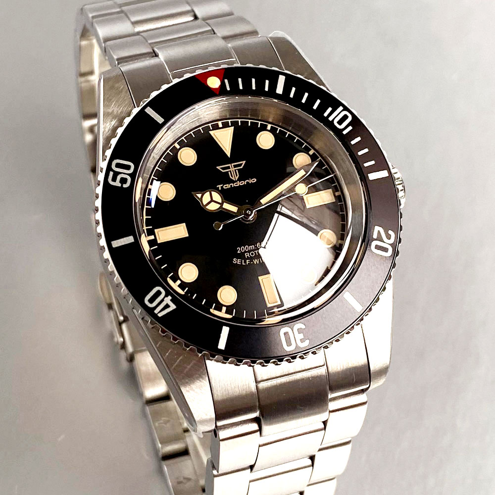 NH35搭載 タンデリオ ヴィンテージ 夜光 38mm サフ - Vintage Watch Collecting のレビューと価格
