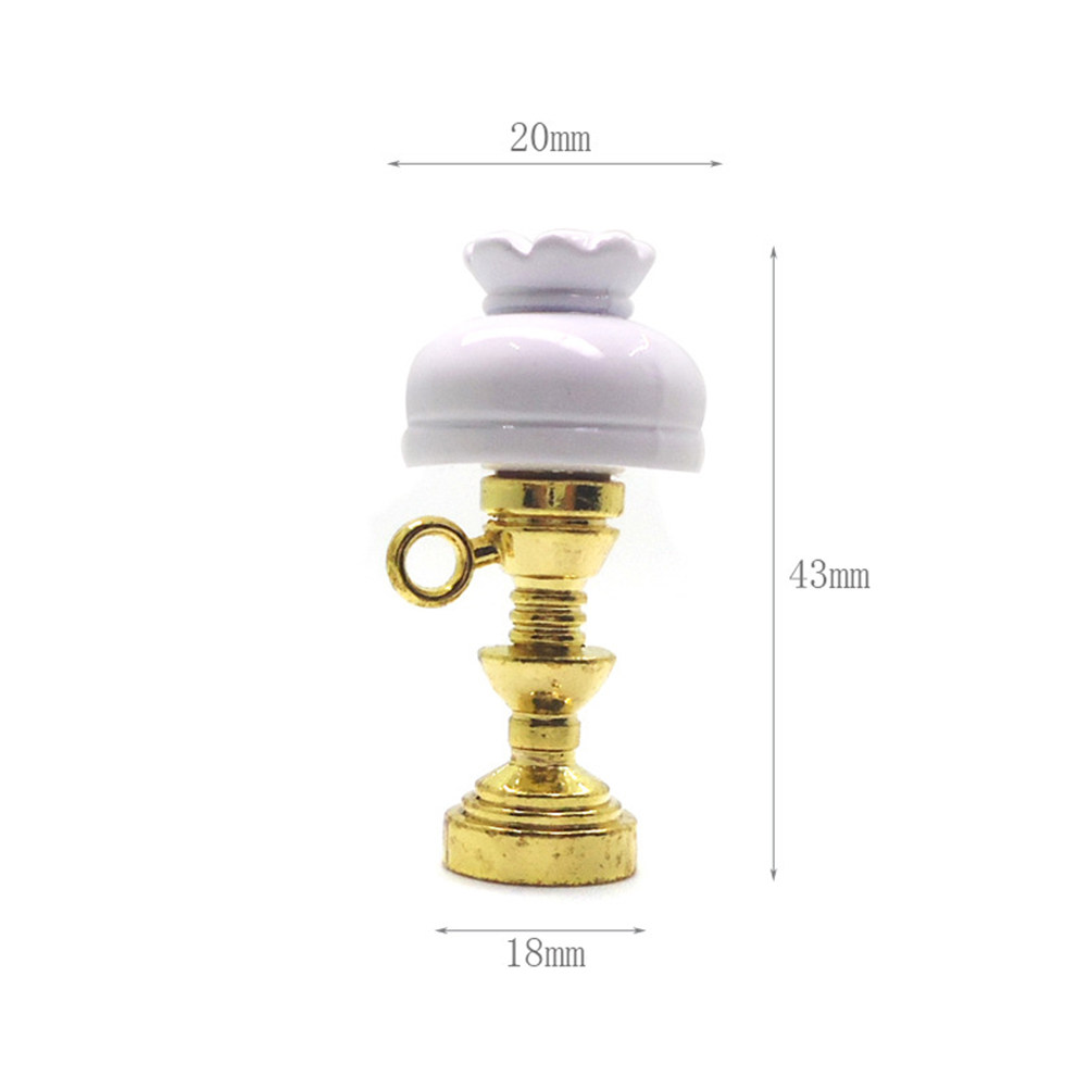 ミニホワイトランプシェードテーブルランプ ヴィンテージスタイ - Collectible Vintage Lamps のレビューと価格