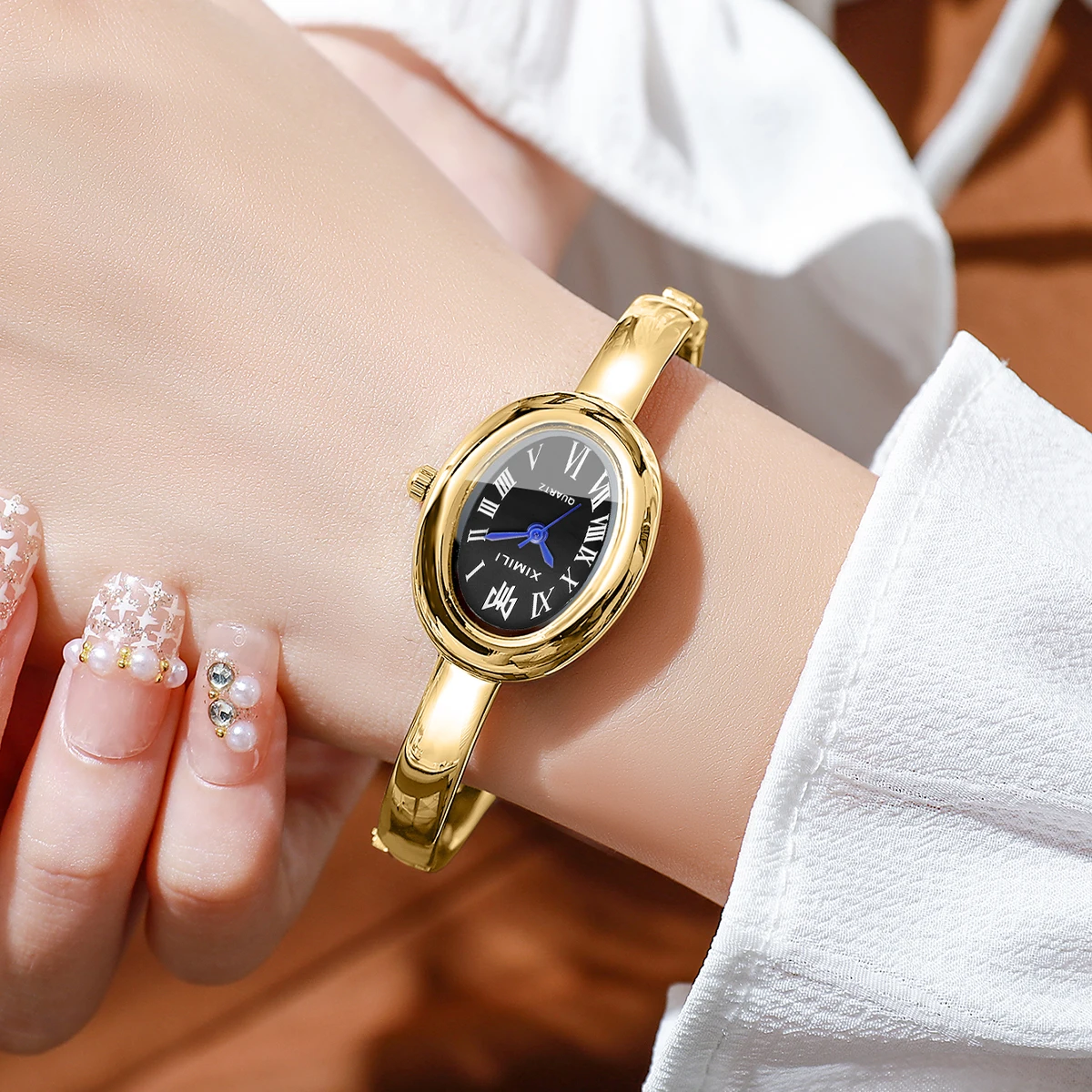 2026XIMILI ヴィンテージオーバルバングルウォッチ、 - Vintage Watch Crystal のレビューと価格